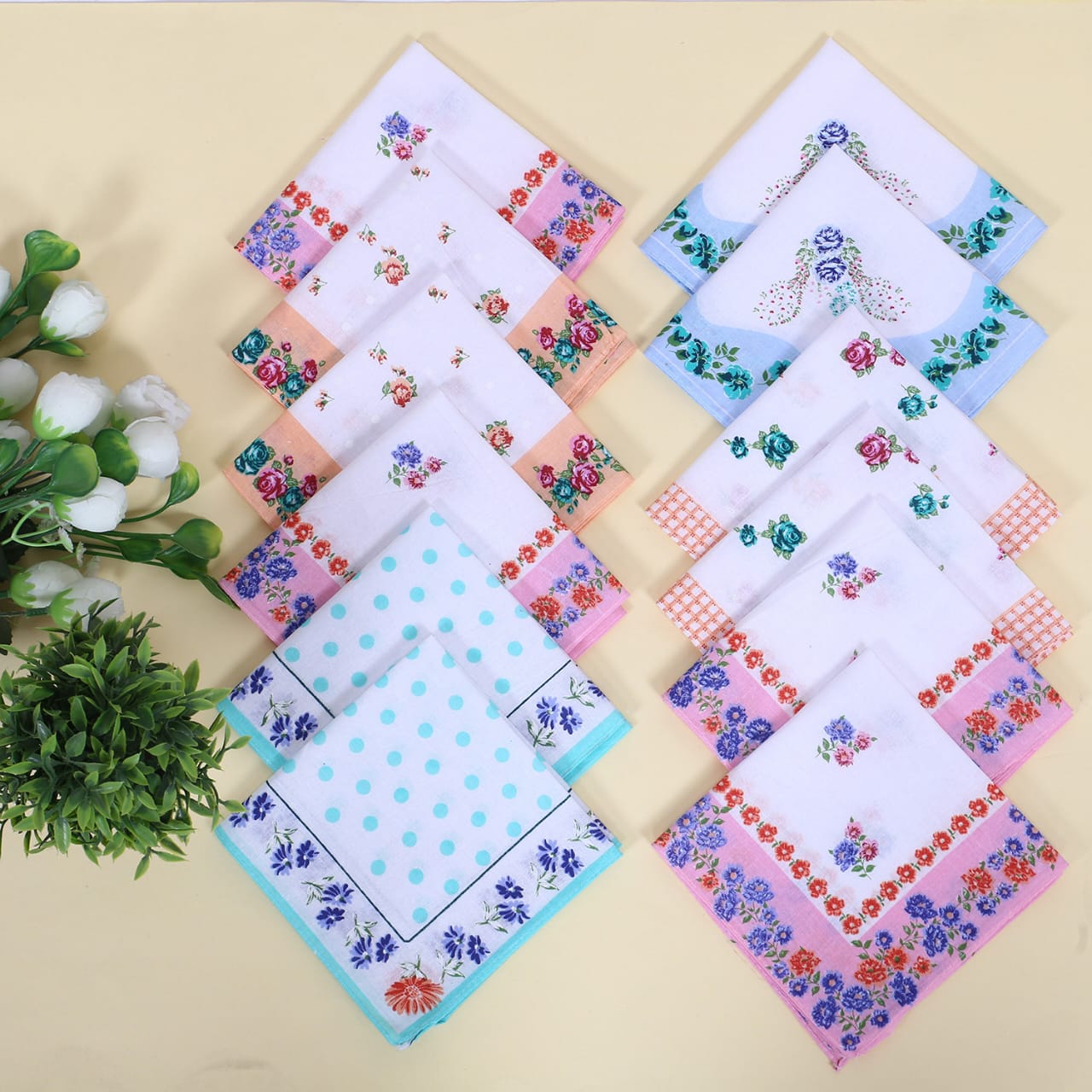 Floral Handkerchiefs